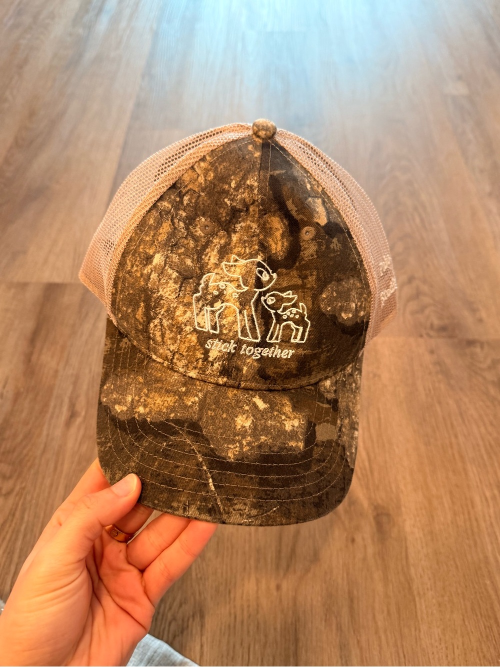 palo studios stick together camo hat